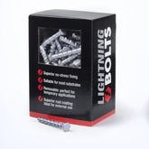 Lightning Bolt M12×130mm Hex Head – Forgefix Through Bolt Fixing (Box of 25)